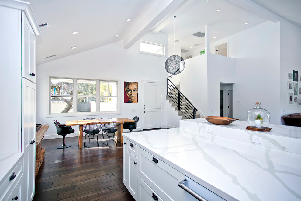Kitchen - transitional kitchen idea in Orange County