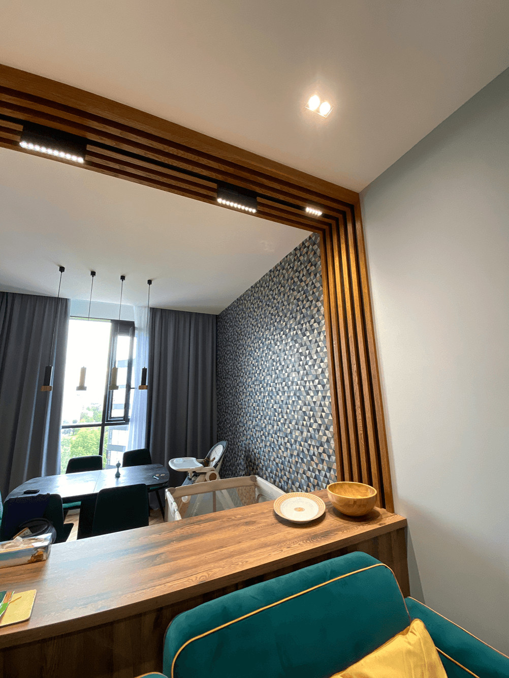 Apartment Lighting in Five Stars Residential Complex