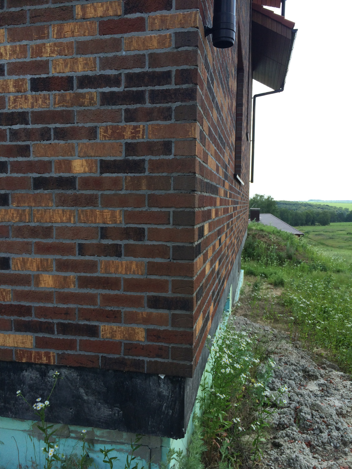 Импортный кирпич Feldhaus Klinker + Балтийская черепица Baltic Tile и Термодерев