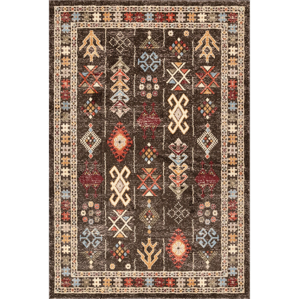 nuLOOM Wilma VintageStyle Area Rug Southwestern Area Rugs by