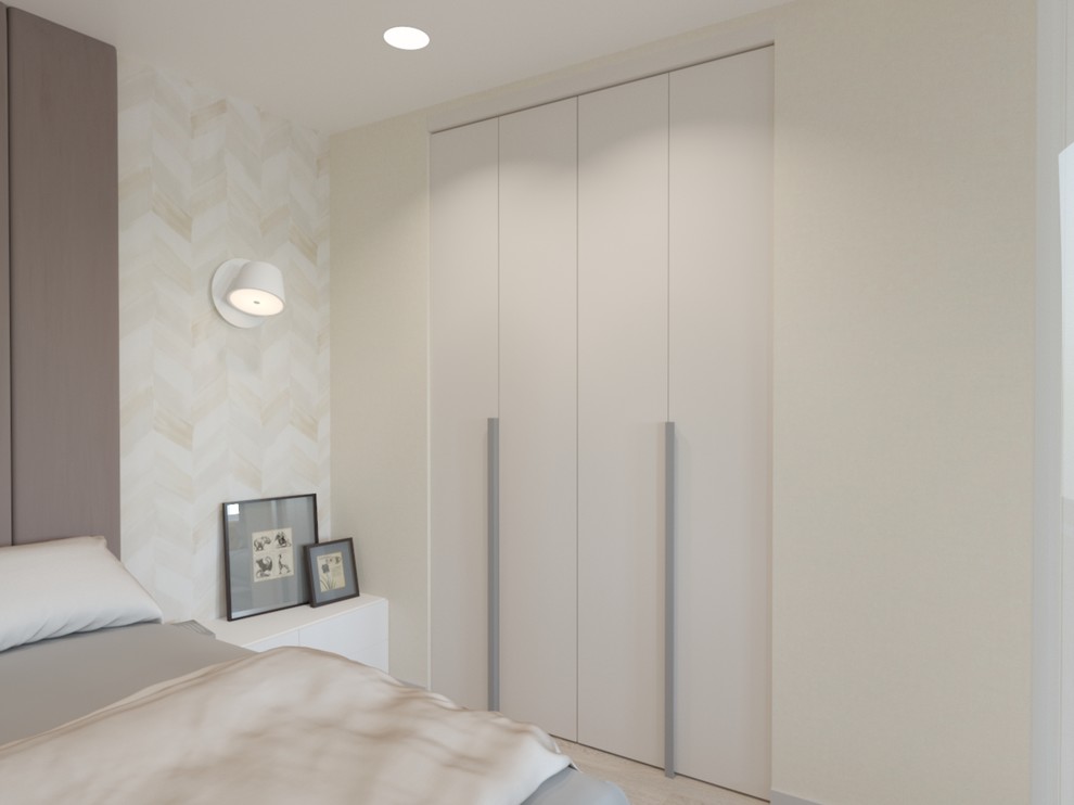 Однокомнатная квартира в желтых тонах