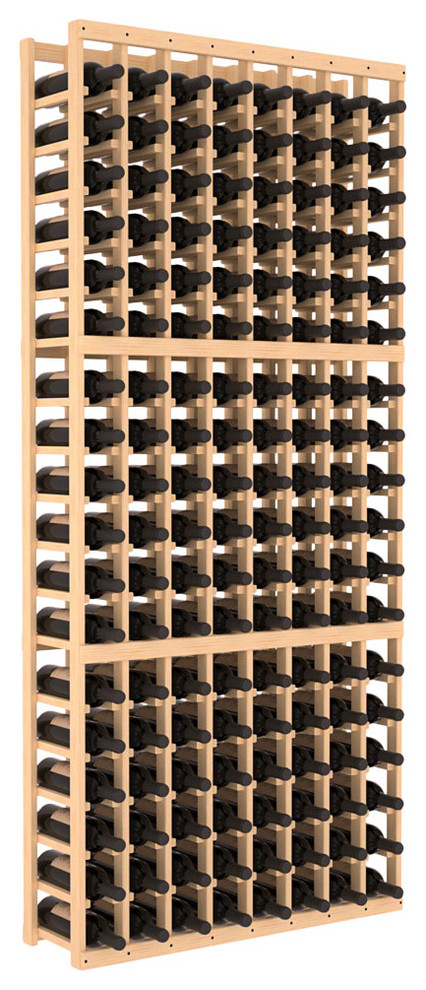 8 Column Standard Wine Cellar Kit, Pine, Unstained