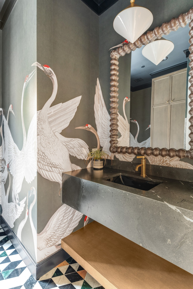 Boca Raton - Contemporary - Powder Room - Dallas - by New Leaf Custom ...
