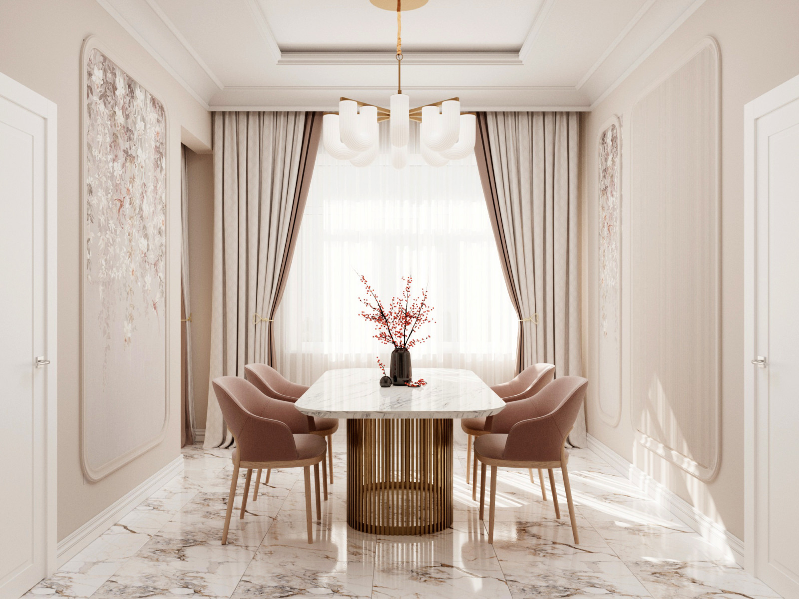 столовая в частном доме