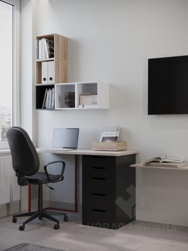 Дизайн-проект 2-комнатной квартиры 55 кв.м. в ЖК «Новая звезда»