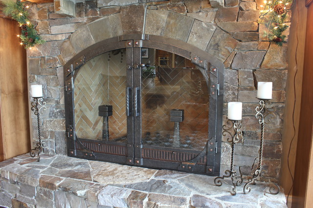 Arched Top Gusset Custom Vent Glass Midcentury Living Room