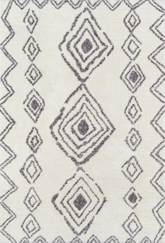 Momeni Margaux Ivory Contemporary Rugs MGX5, 3'6"x5'6" Scandinavian