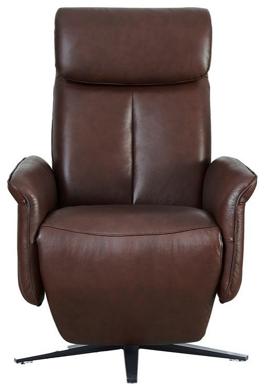 Flair Swivel Top Grain Leather Power Recliner Collection, USBA Port