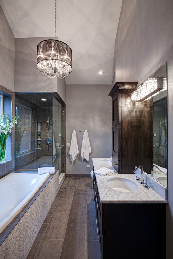 Zen Like Naperville Il Master Bath Remodel Contemporary Bathroom Chicago By Drury Design