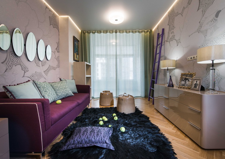 Текстильный дизайн уютной квартиры