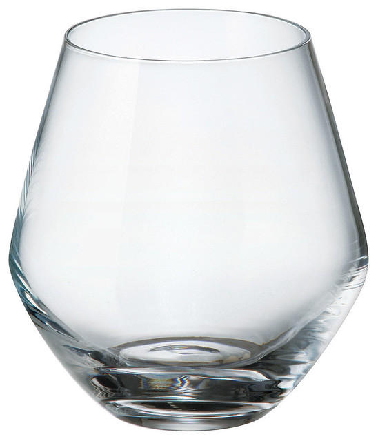 Bohemia Crystal Michelle Stemless Wine Gles Set Of 6 Bohemia Crystal Michelle Stemless Wine Gles