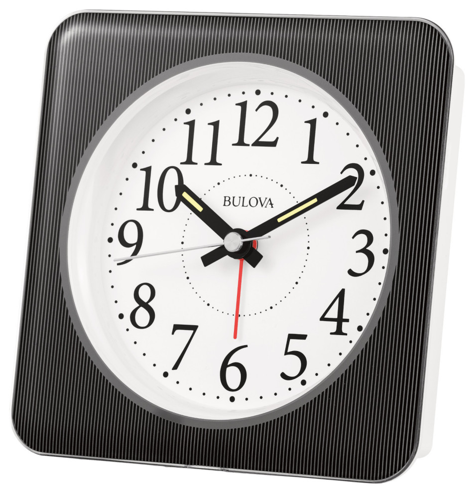 Bulova B 1869 Ez View Clock Contemporary Alarm Clocks by
