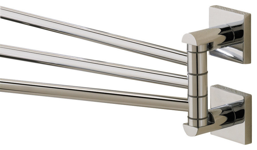 Braga Adjustable Towel Rail Modern Towel Bars by Valsan Bathrooms