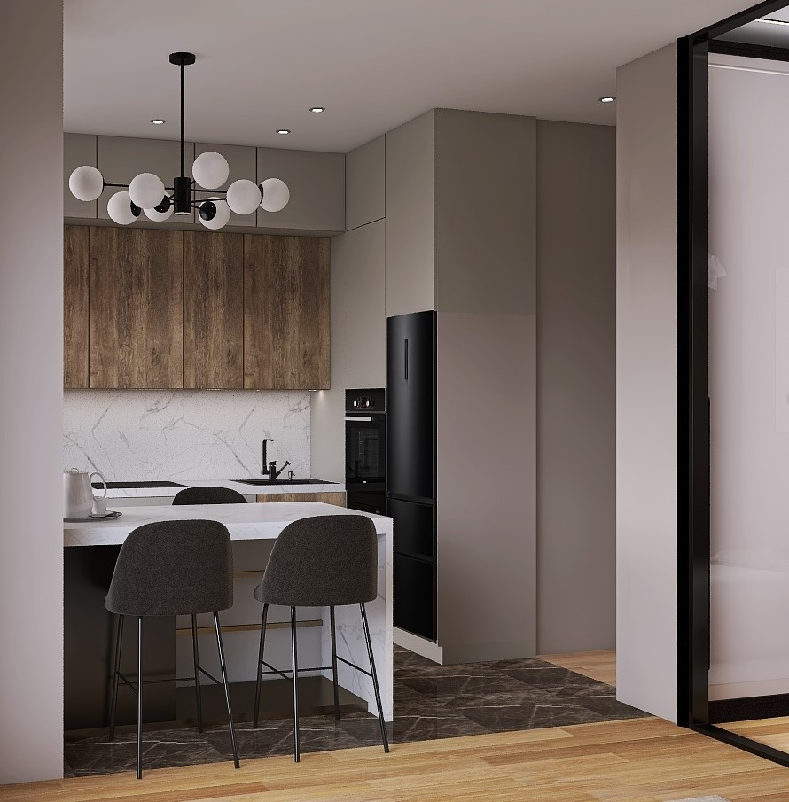 Двухкомнатная квартира