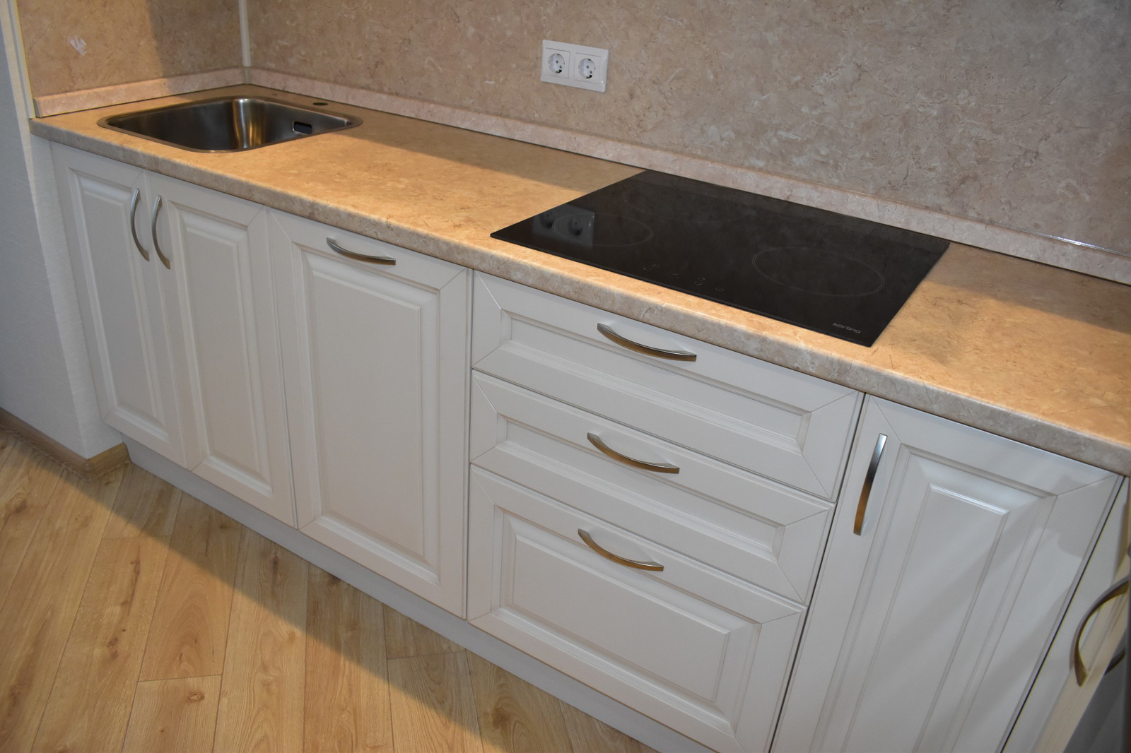 Кухня из массива бука Эко Прованс