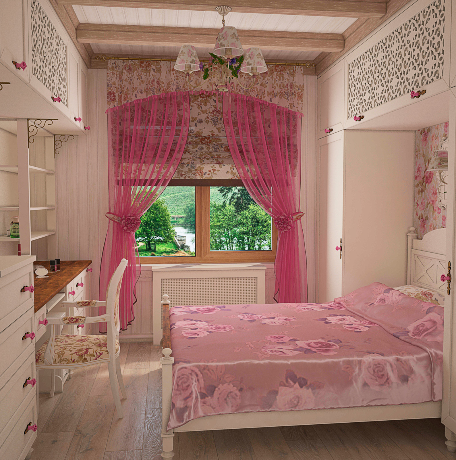 Розовый флер