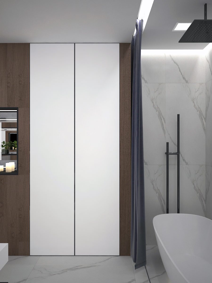 Просторная ванная комната