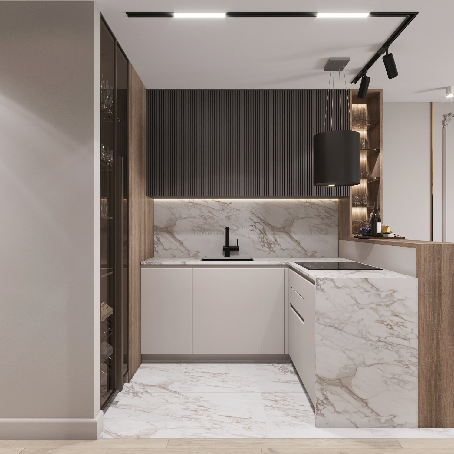 Проект квартиры 76 кв.м. 2022г.