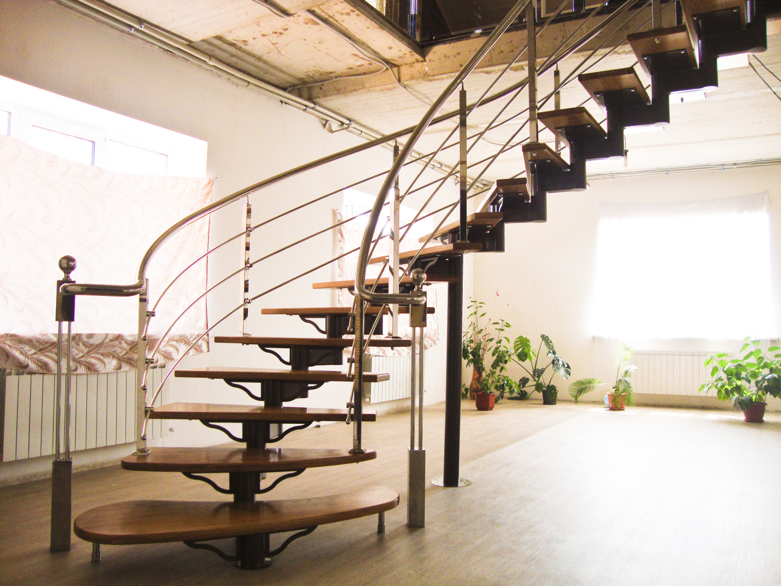 Лестница спиральная модульная