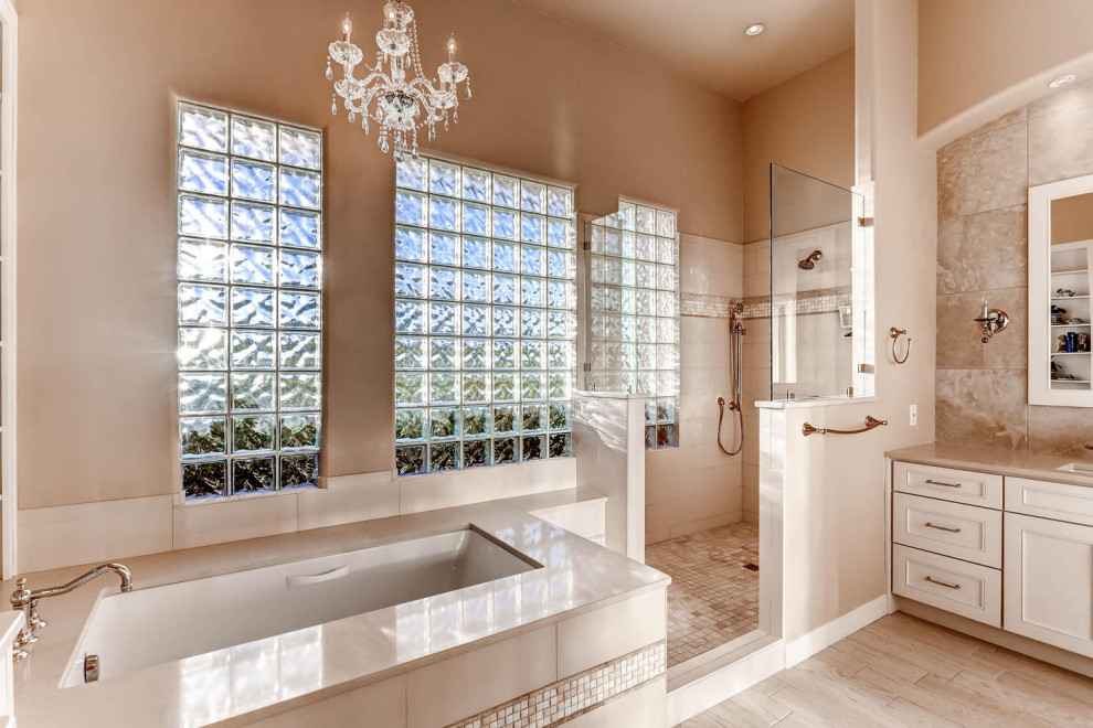 White Ancala Master Bathroom