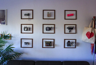 framed photos living-room