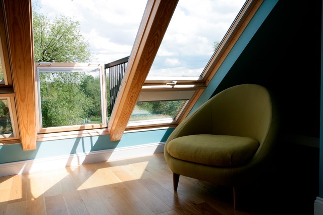 Funky loft conversion contemporary-sovrum