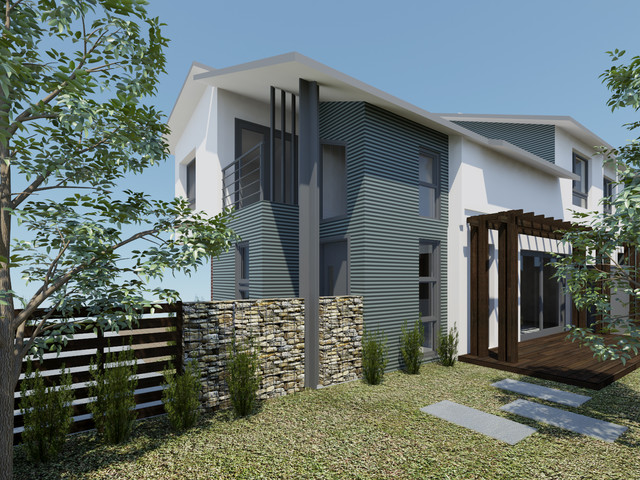 Townhouse 2620 contemporary-exterior