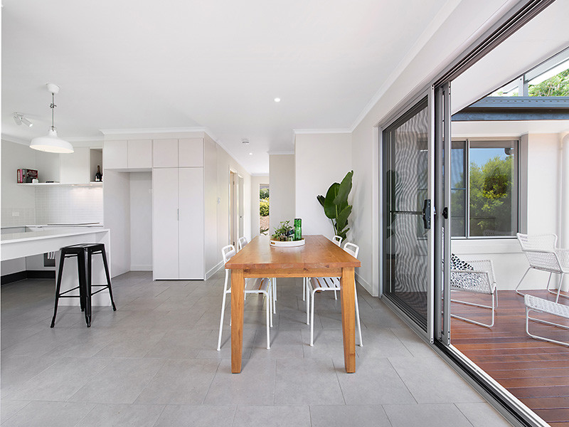 Photo of a contemporary dining room in Sunshine Coast.