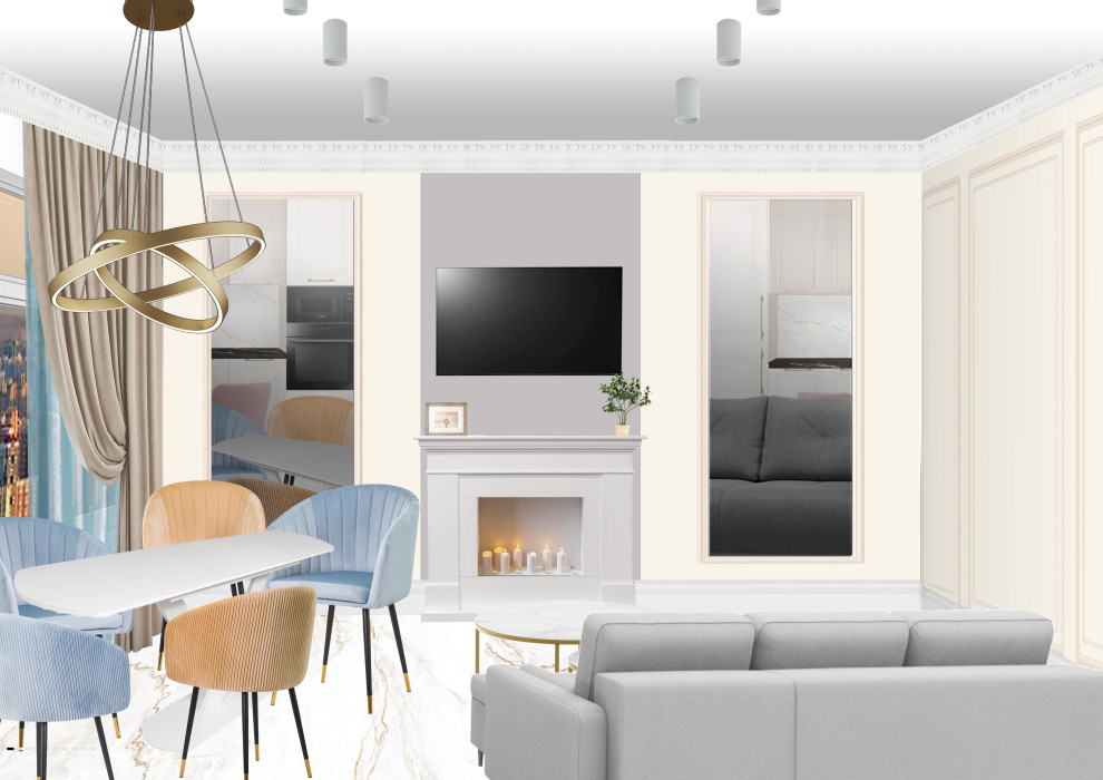 Кухня-гостиная