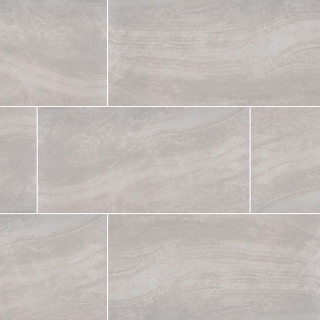 Praia Grey 12x24 Matte Porcelain Tile - Traditional - Wall And Floor Tile - by Tilesbay | Houzz