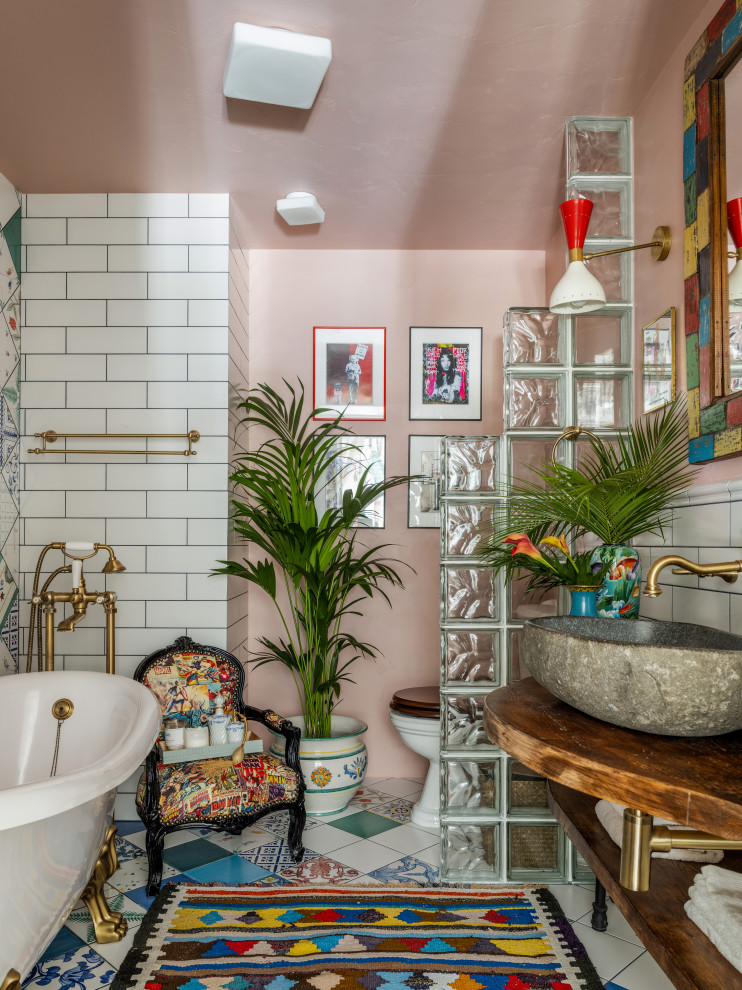 Ванная. Квартира архитектора Дарьи Васильковой