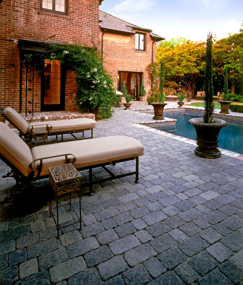 Pool - mediterranean pool idea in Orange County