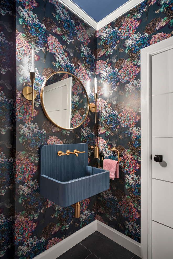 Shady Lane - Midcentury - Powder Room - New York - by CPB Interiors ...