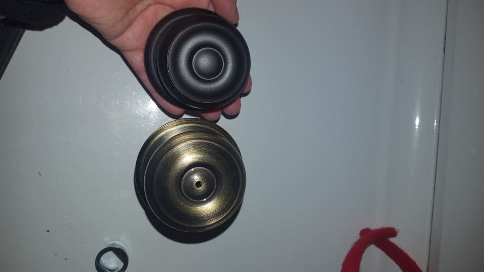 Antique brass vs aged bronze vs black matte door hardware