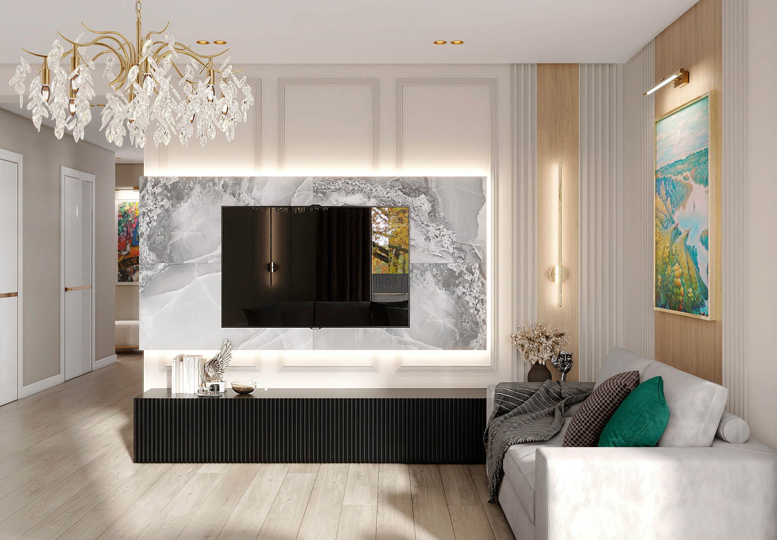 Проект в коттеджном посёлке Каменки