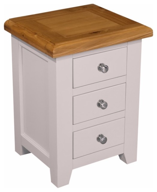 Ventry 3-Drawer Bedside Table, 1 Table