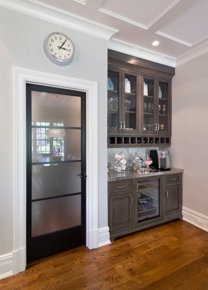 Frameless Wine Room Glass Doors Contemporary Wine Cellar New York