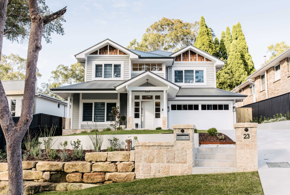 Custom Home Build - Hamptons Style - Contemporary - Exterior - Sydney ...