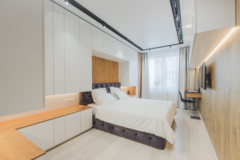 Bedroom with fitted wardrobes