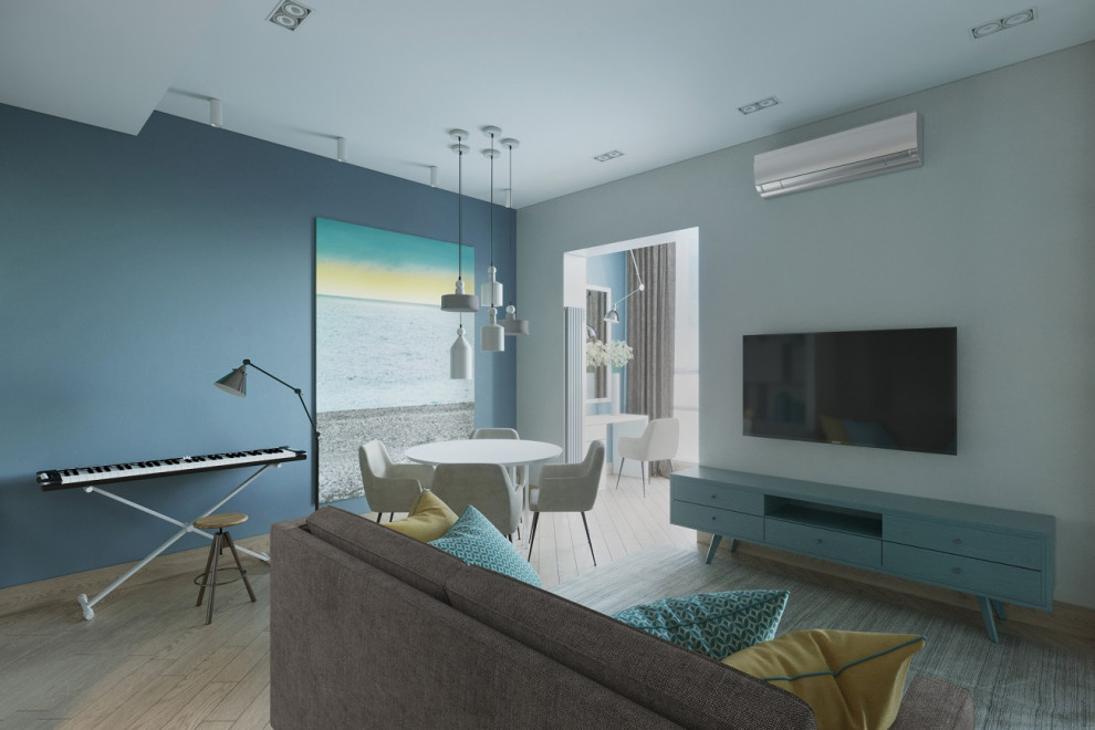 Современное пространство с элементами минимализма