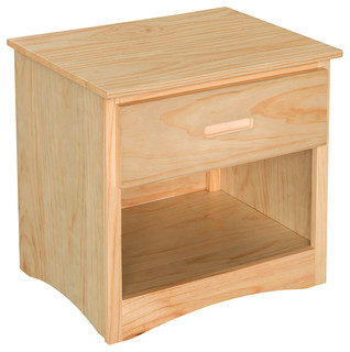Brighton Night Stand Natural Pine Transitional Nightstands And Bedside Tables By Lexicon Home
