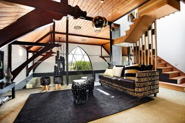 RESIDENTIAL CHURCH CONVERSION trendy-dagligstue