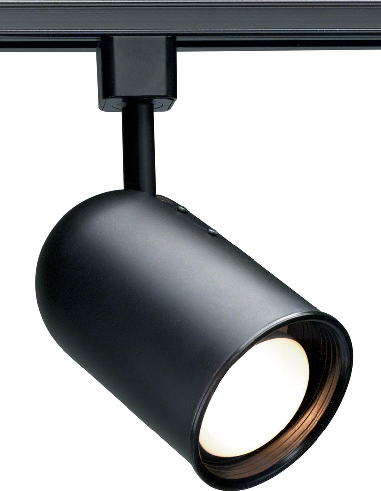 Nuvo Track Lighting 1-Light Incandescent Track Light Fixture, Black