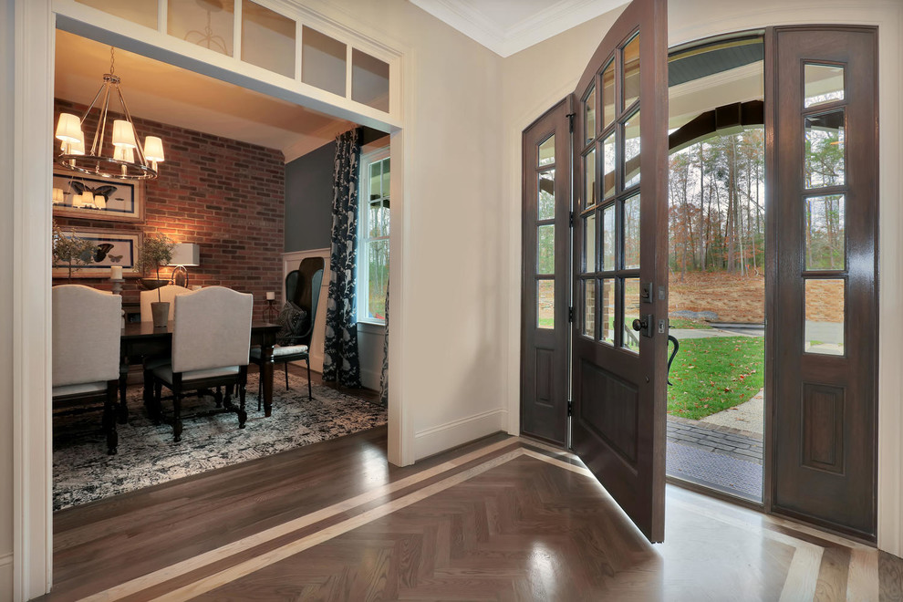 Transitional entryway photo in Richmond
