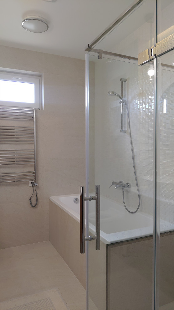 Частный дом в Нижней Гостагайке в светлом минималистичном стиле