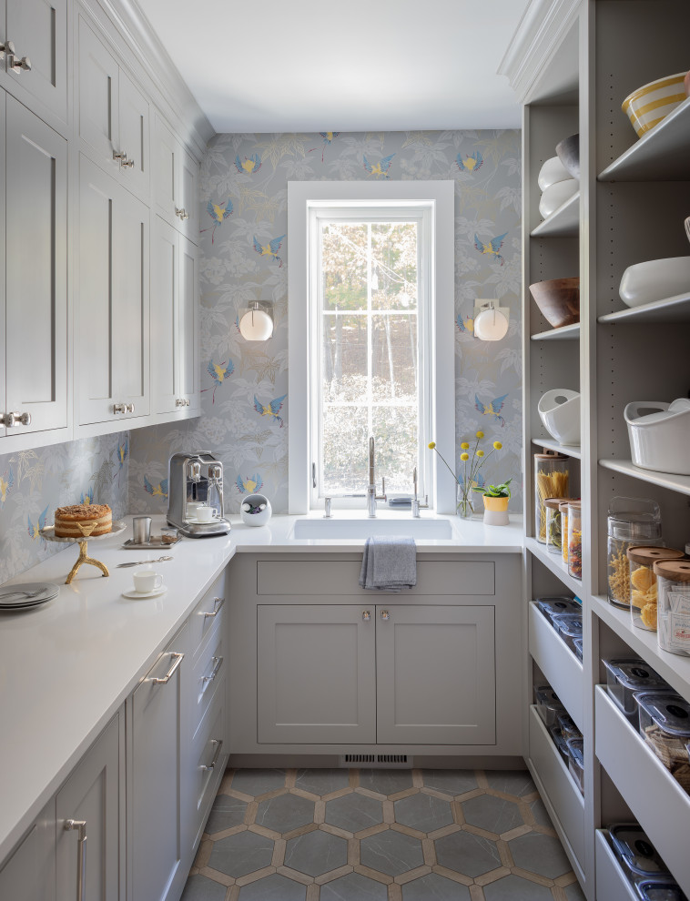 Timeless Design - Kitchen - Butler's Pantry - Transitional - Kitchen ...