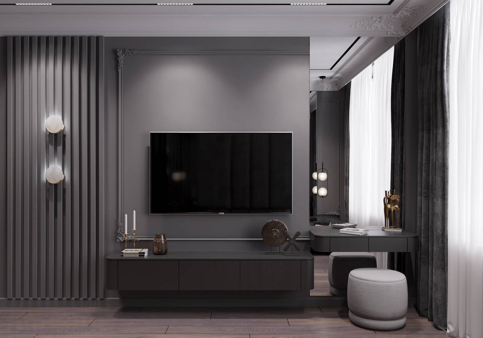 Квартира для супружеской пары и двух взрослых сыновей