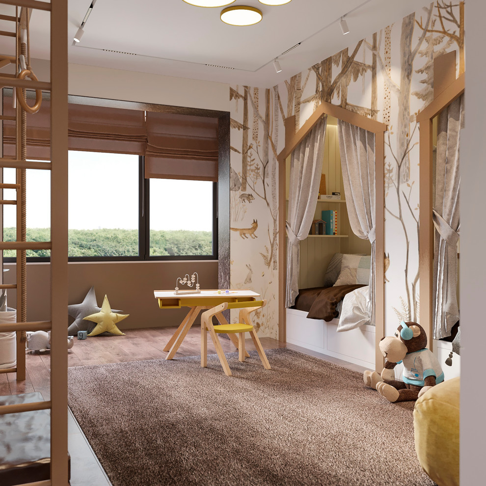 Дизайн интерьера квартиры в современном стиле в ЖК В Лесу