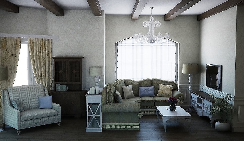 Выполнение интерьера коттеджа