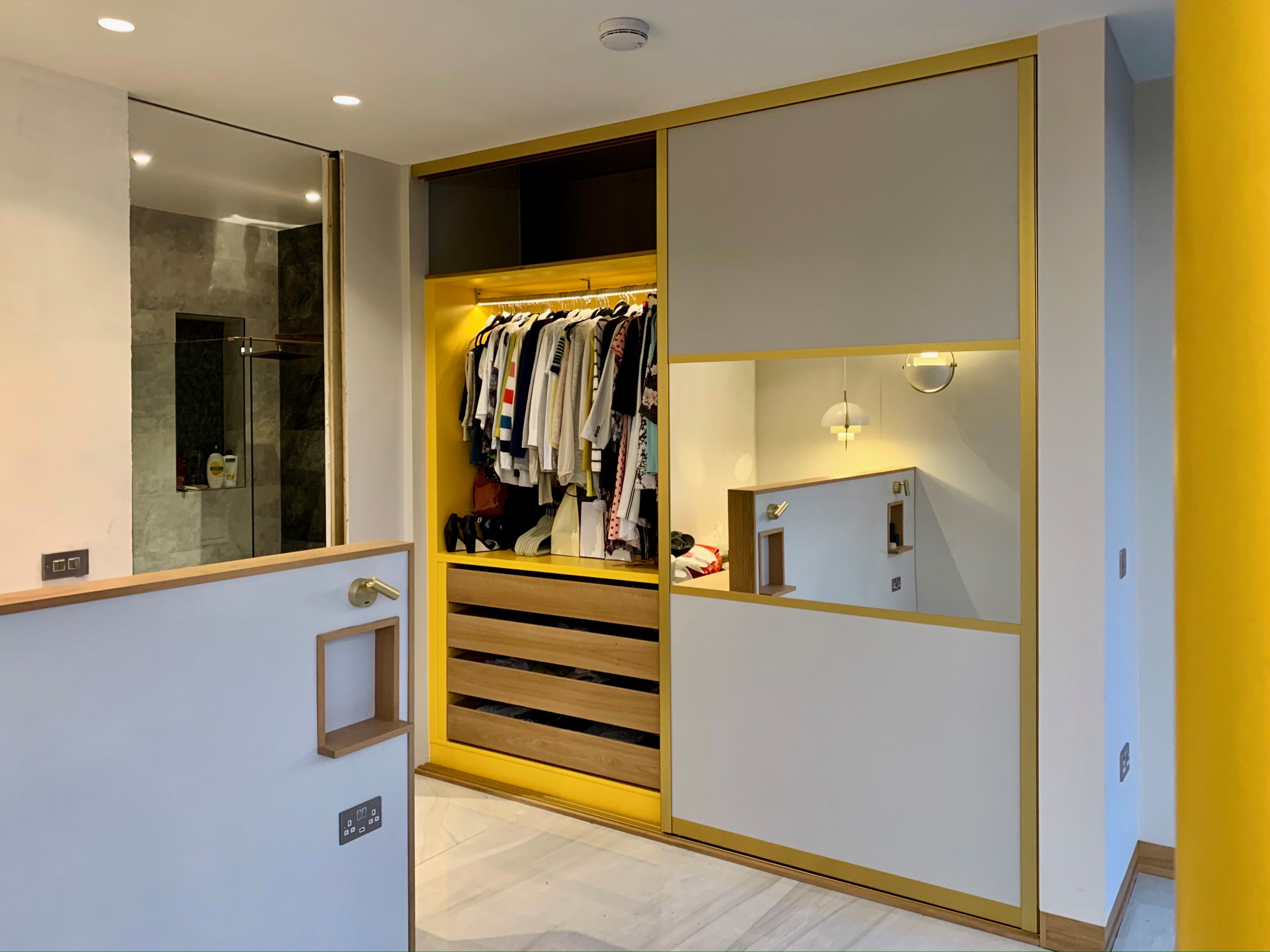 3 Wardrobes in a Modern House